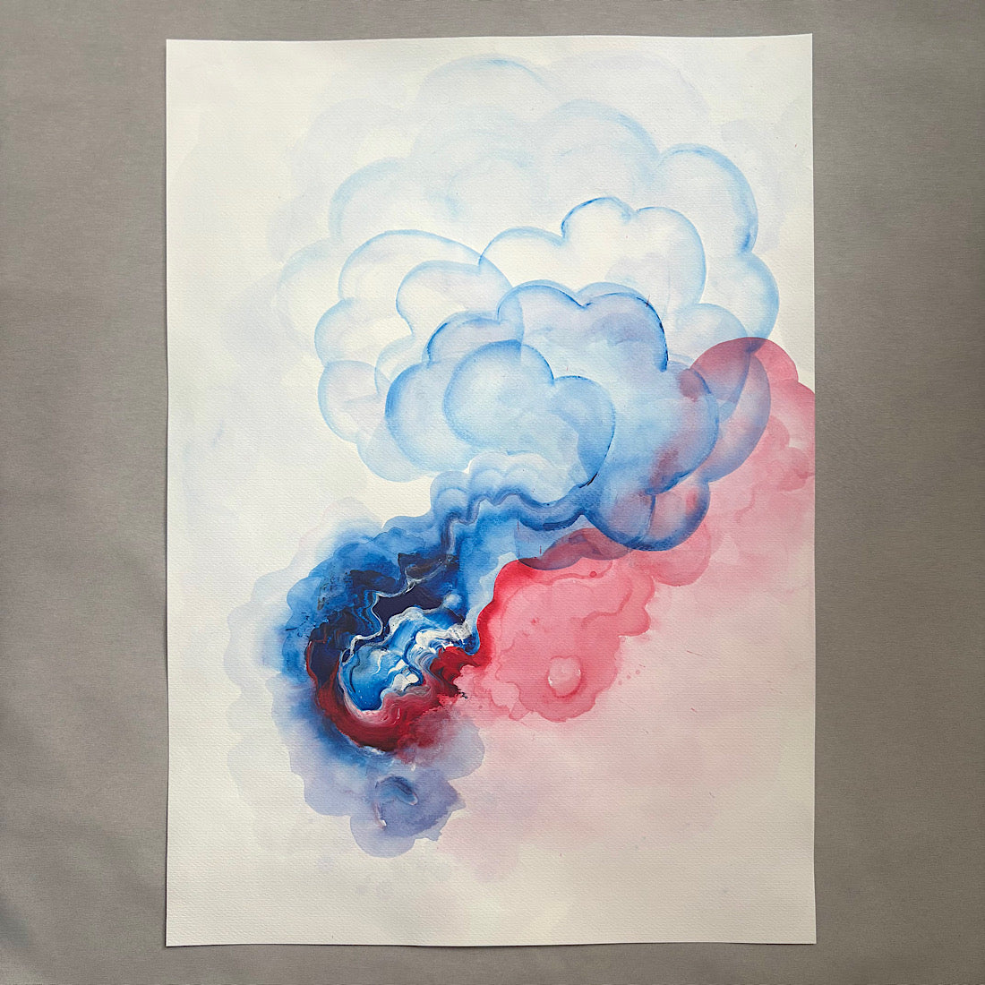 ‘On and Ever On’ - Painting on Paper
