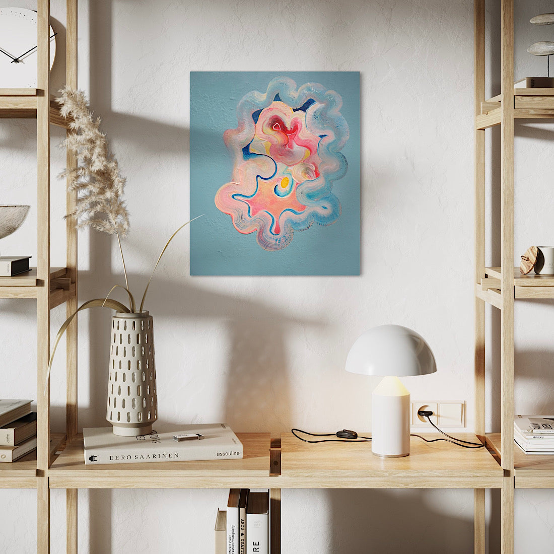 Pastel abstract art for the home