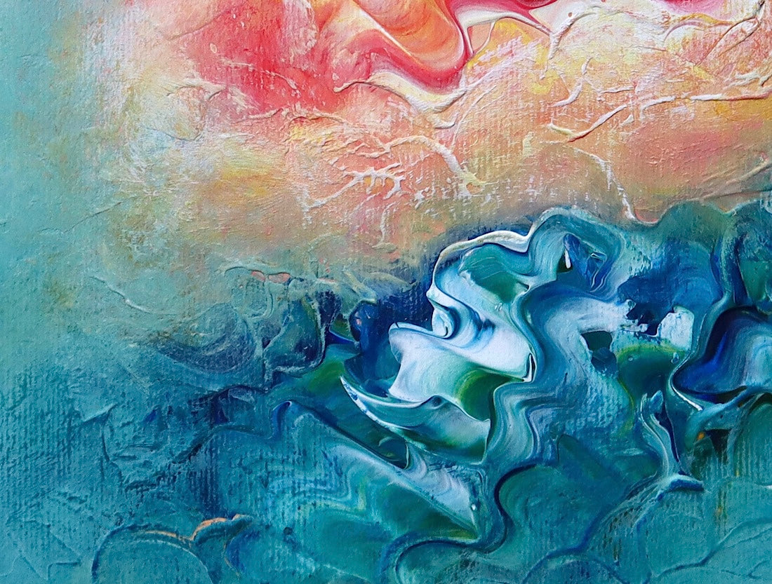 Textured abstract art