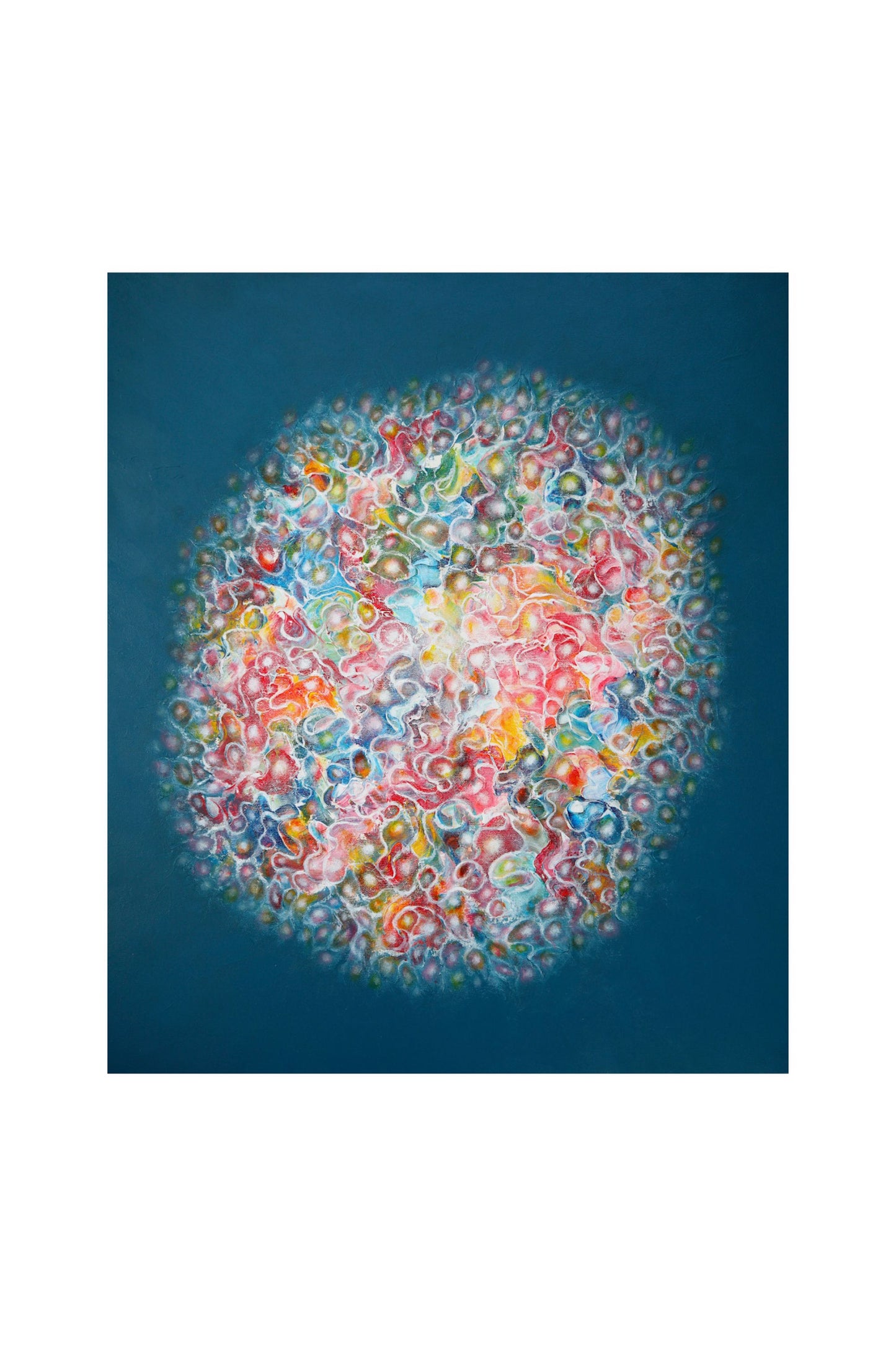 Rainbow art with colourful patterns