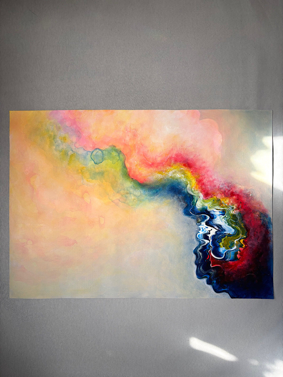 Colorful abstract painting