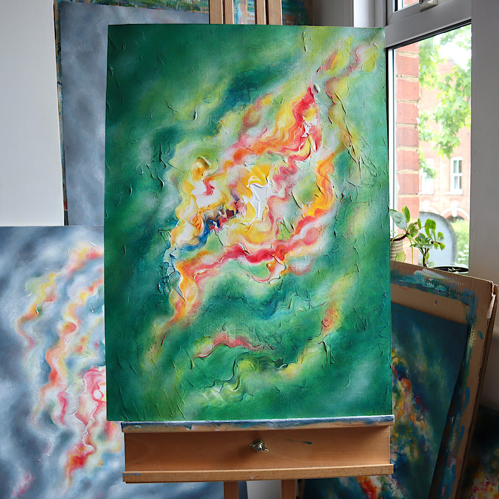 Unique green art for the home