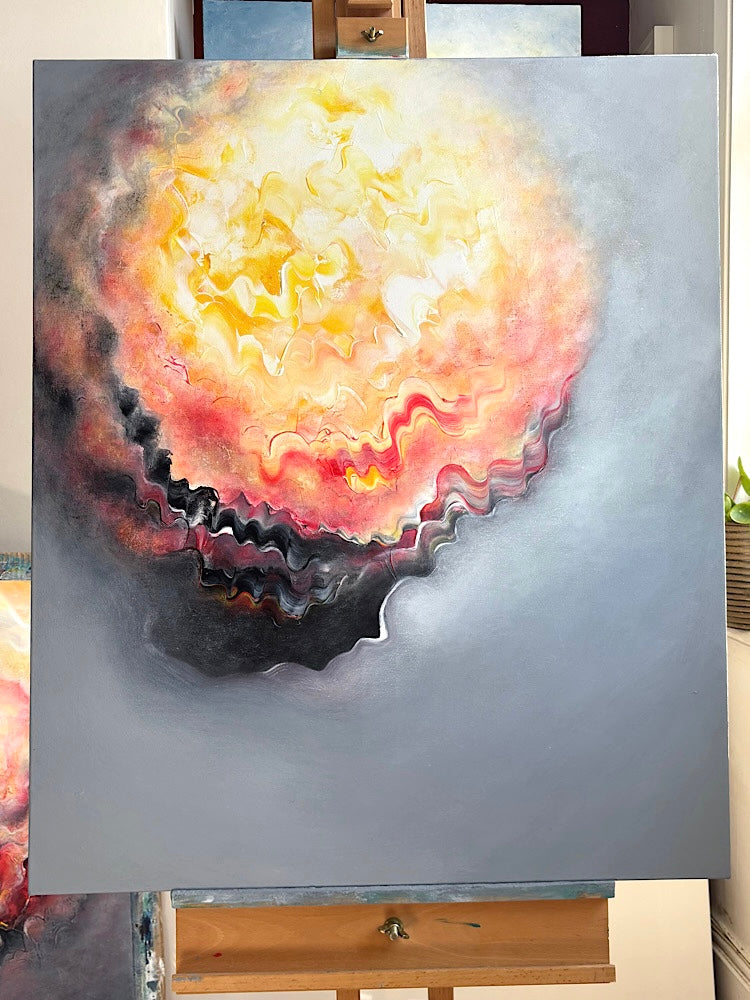 ‘All the Warmth’ original painting on canvas