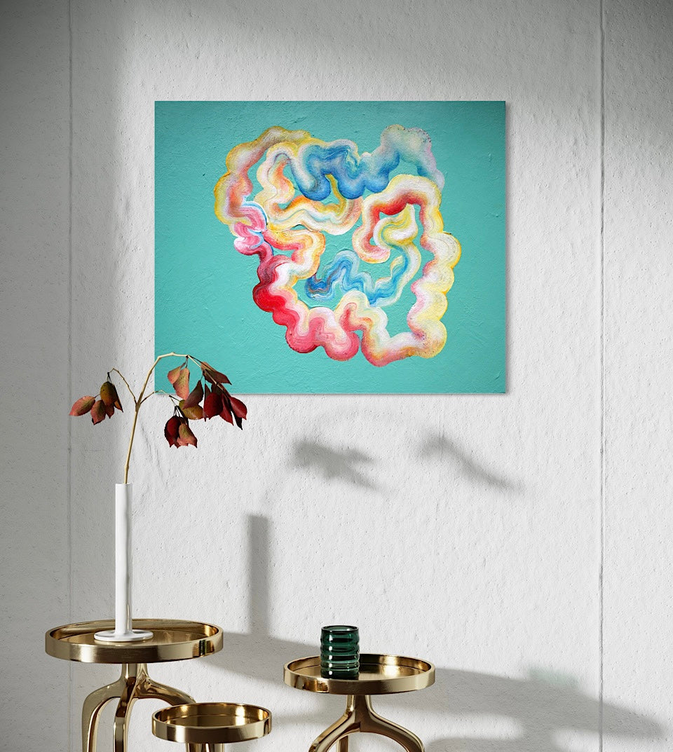 Quirky abstract wall art
