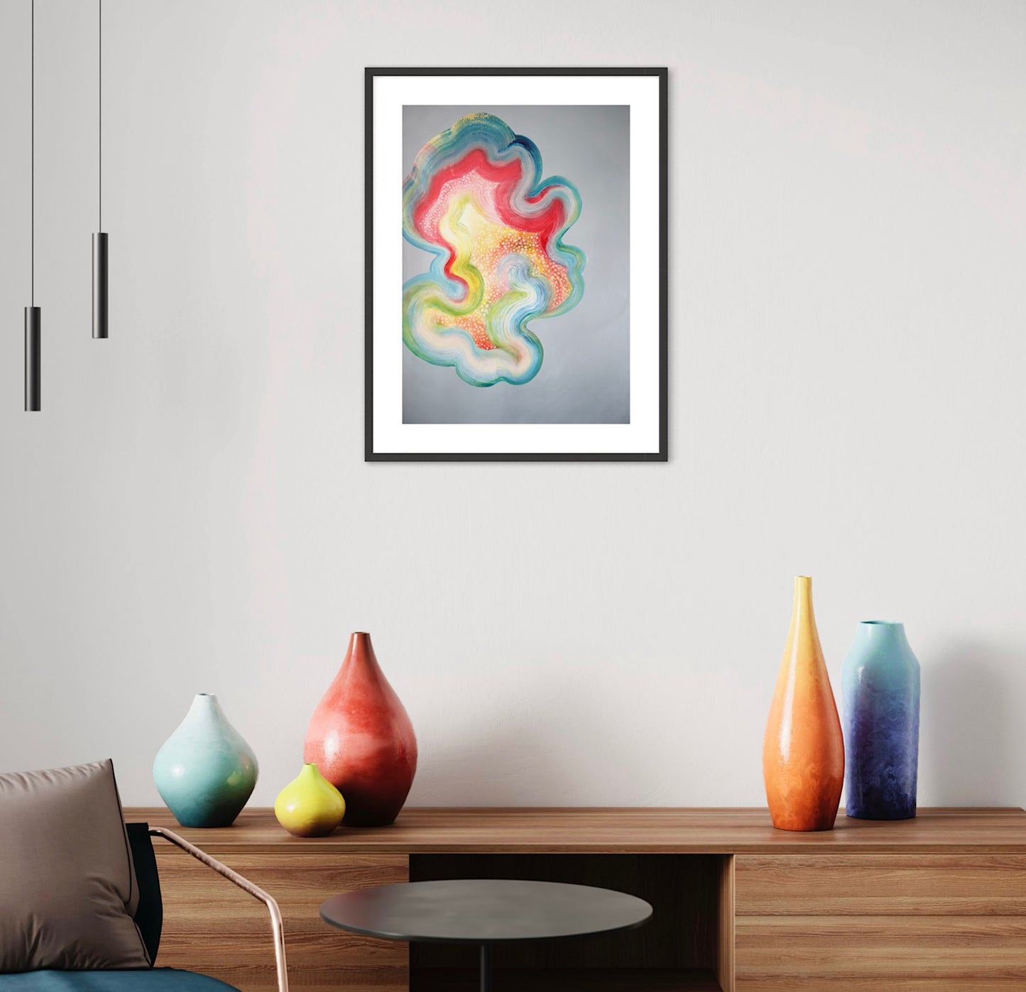 Colourful abstract art