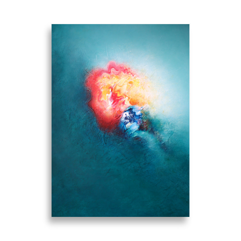 Zen abstract art print