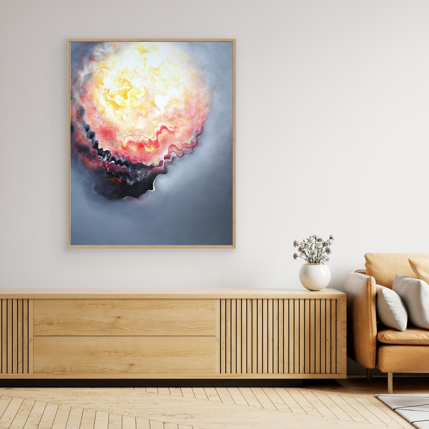 Uplifting calming canvas art