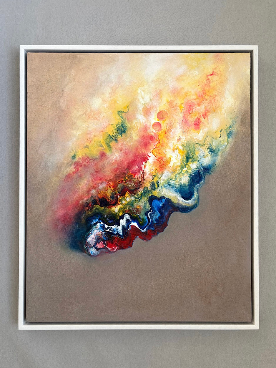 ‘An Earthly State’ - Framed Painting on Canvas