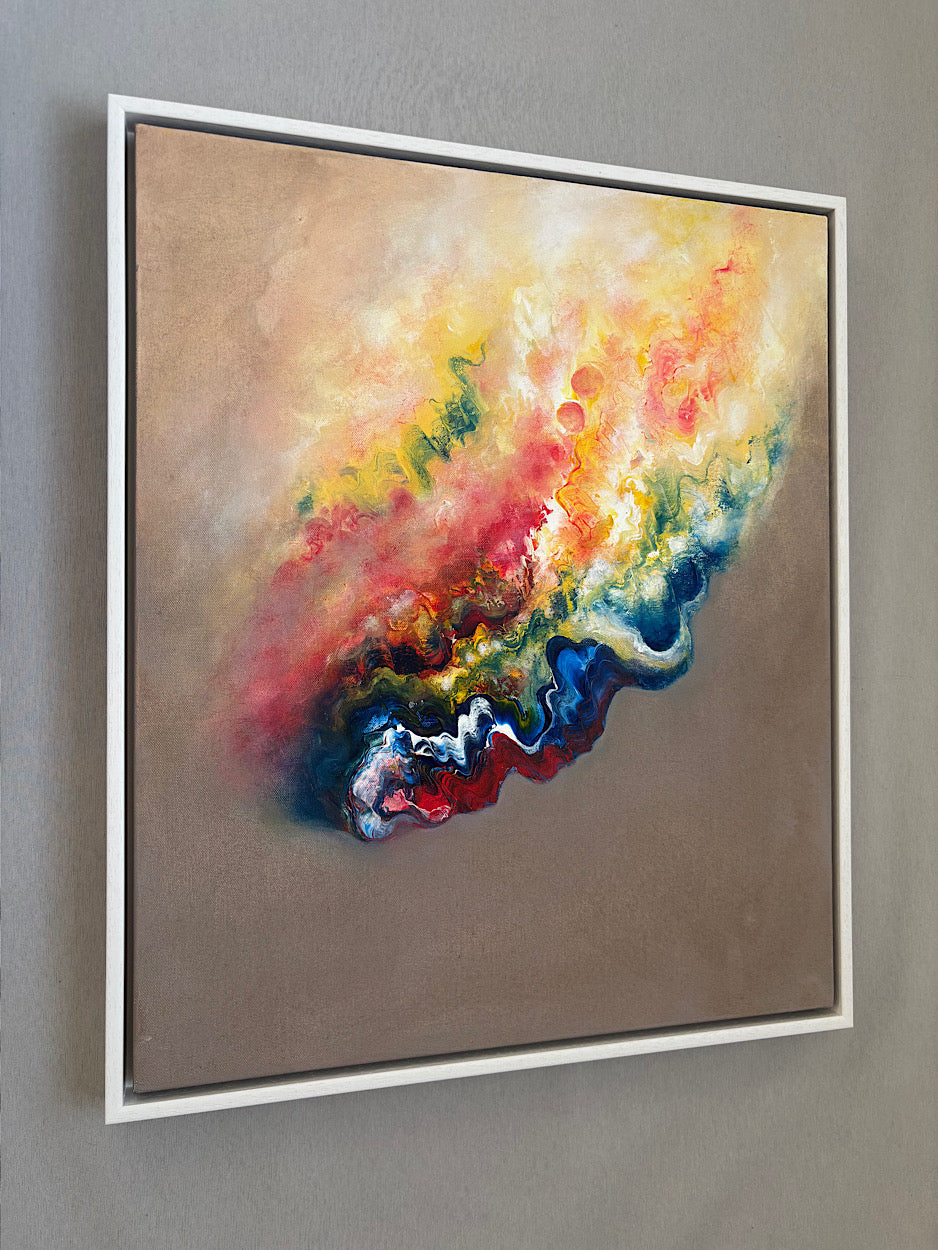 ‘An Earthly State’ - Framed Painting on Canvas
