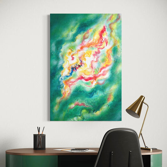 'It Does You Good' abstract canvas print