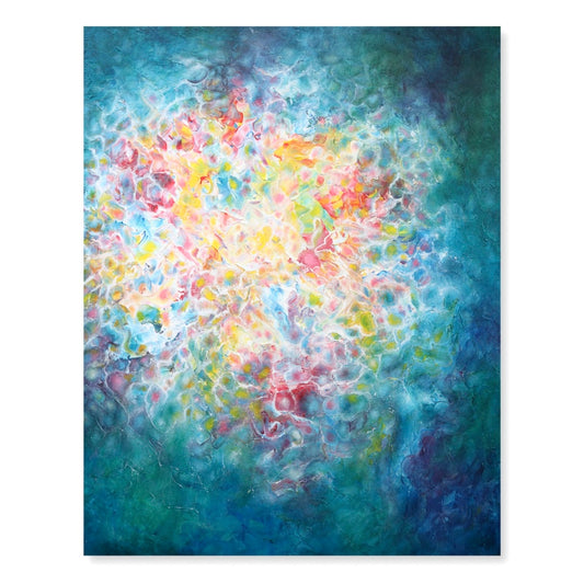 'Every Hue Unfolds' - Painting on Canvas