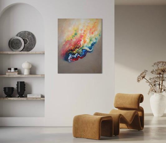 'An Earthly State' - Print on Canvas
