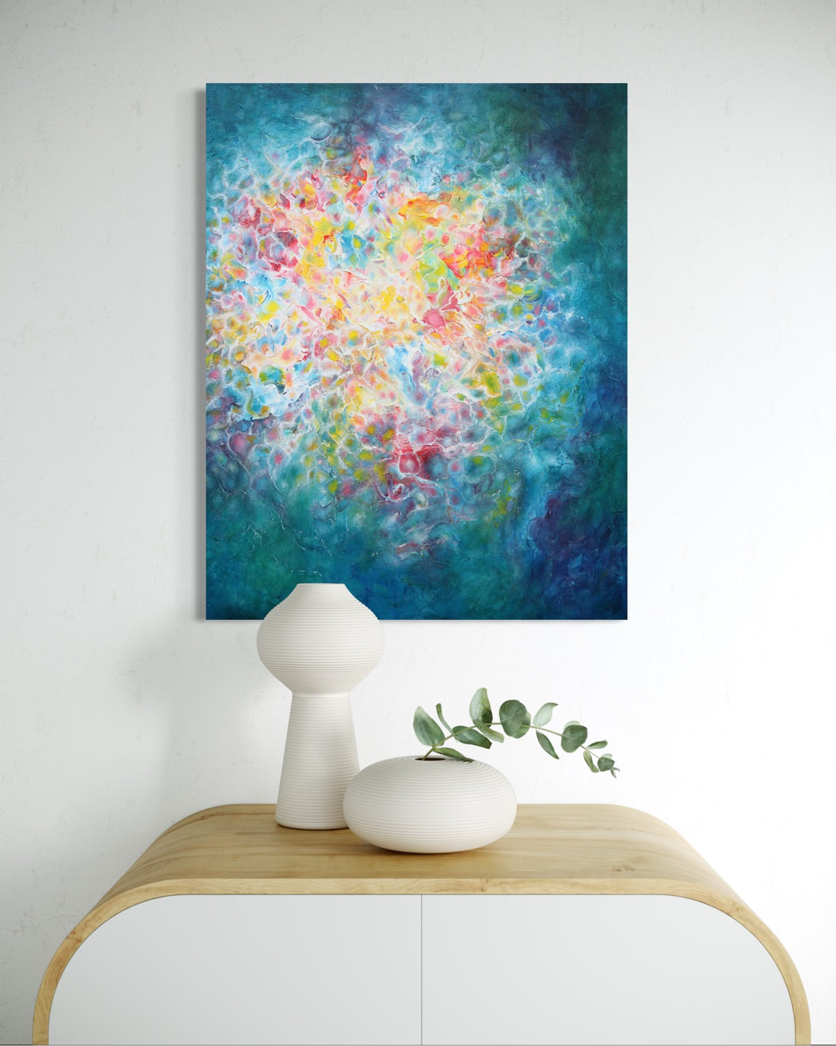 'Every Hue Unfolds' - Painting on Canvas
