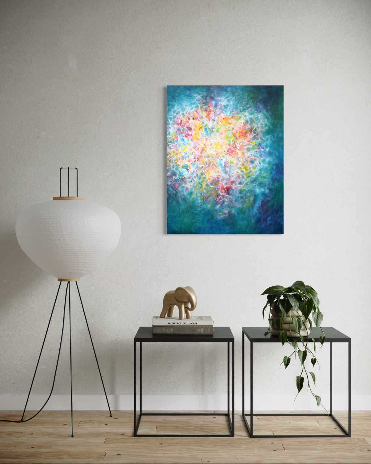'Every Hue Unfolds' - Painting on Canvas