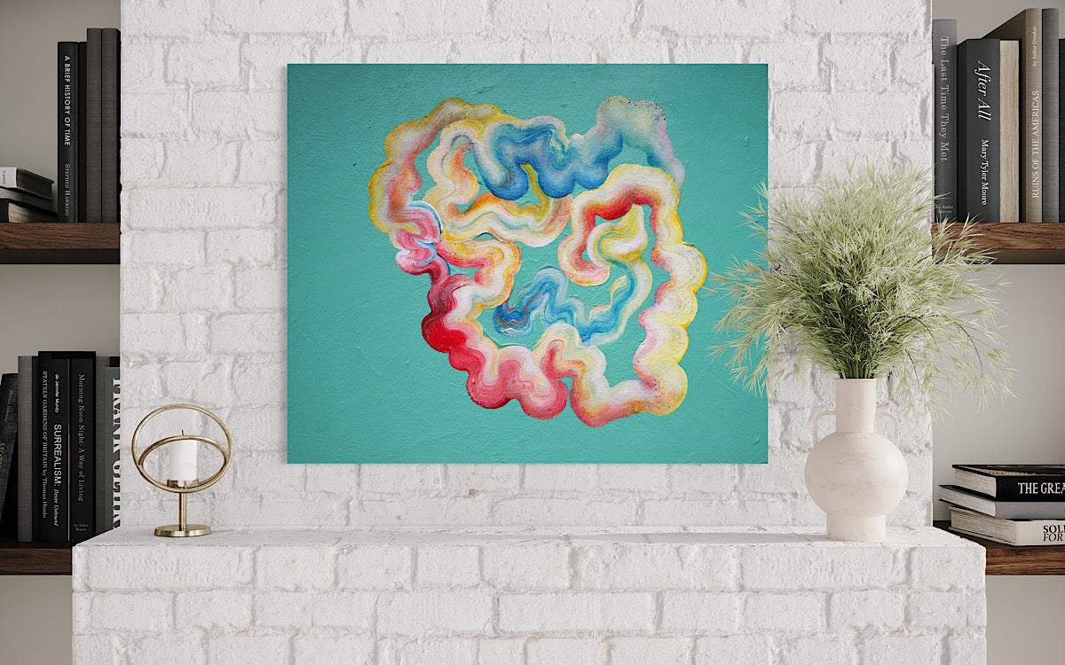 Quirky abstract art for the wall