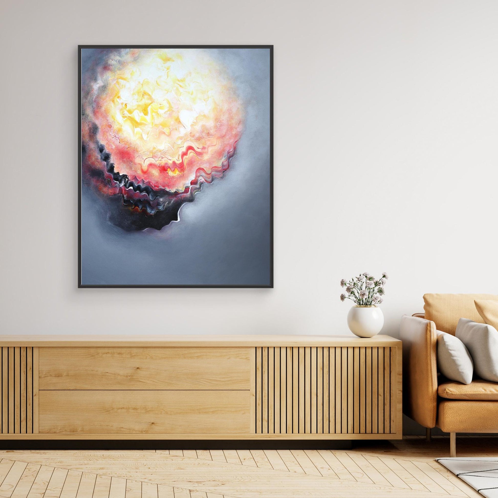 Large affordable canvas art energy