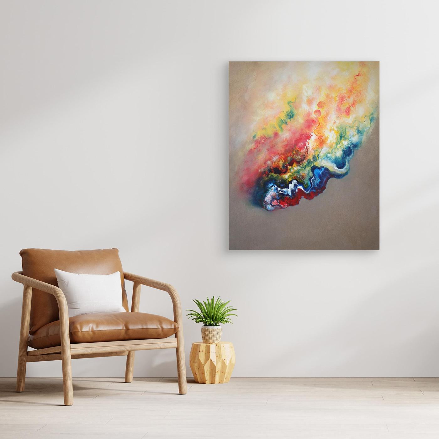 'An Earthly State' - Print on Canvas