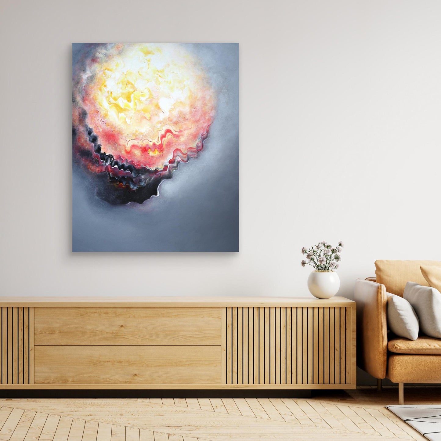Uplifting energy canvas print 
